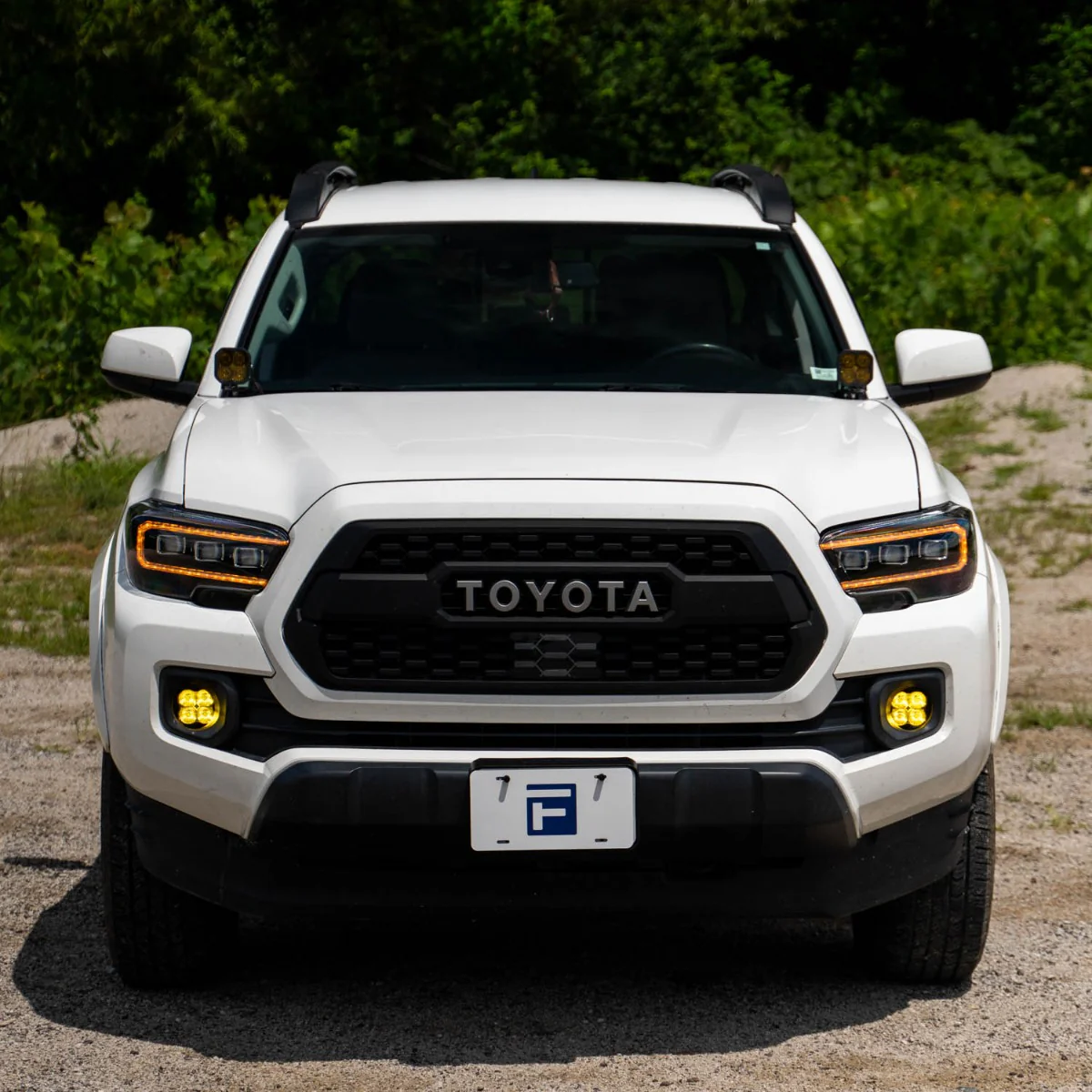 2016-2023 Toyota Tacoma Sequential LED Projector Headlights with Amber DRL Pair Form Lighting - Image 3
