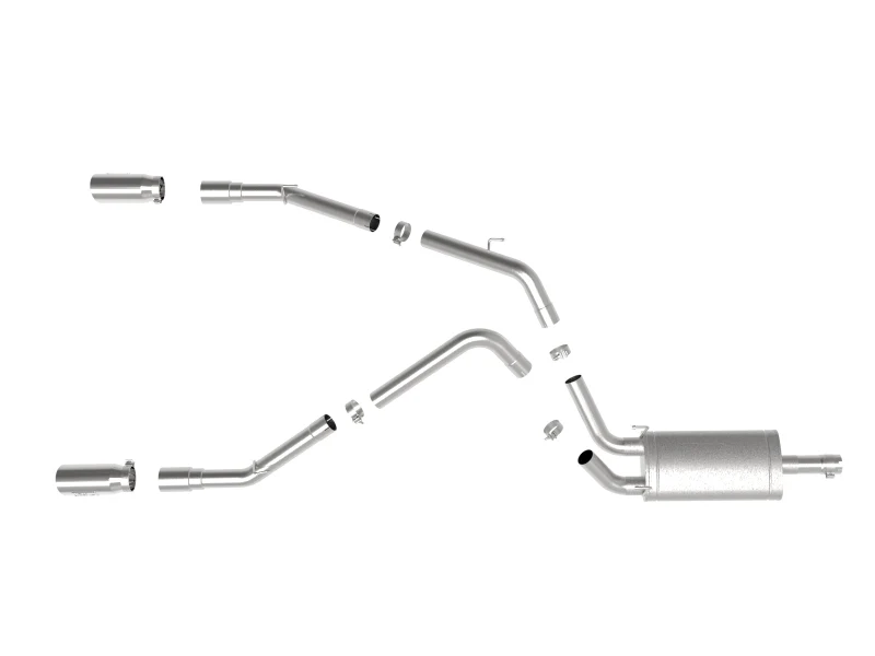 aFe Apollo GT Series 3 in 409 Stainless Steel Cat-Back Exhaust System w/ Polish Tip V8-5.7L HEMI - Image 6