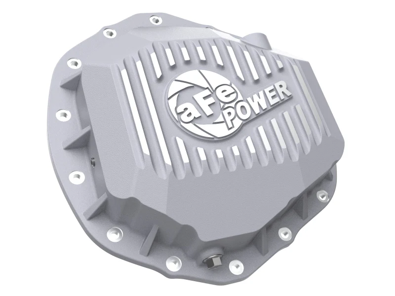 aFe Street Series Rear Differential Cover Raw w/ Machined Fins 19-20 Ram 2500/3500 - Image 4