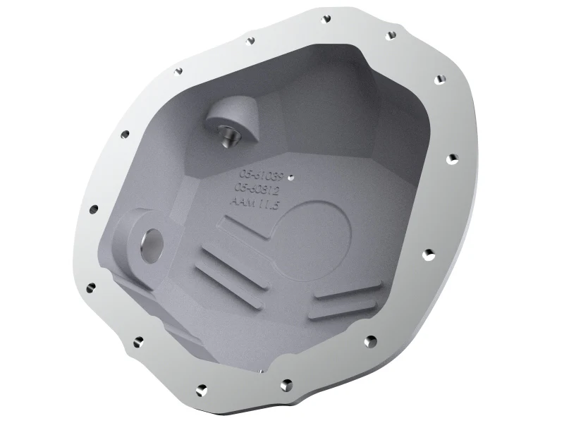 aFe Street Series Rear Differential Cover Raw w/ Machined Fins 19-20 Ram 2500/3500 - Image 5