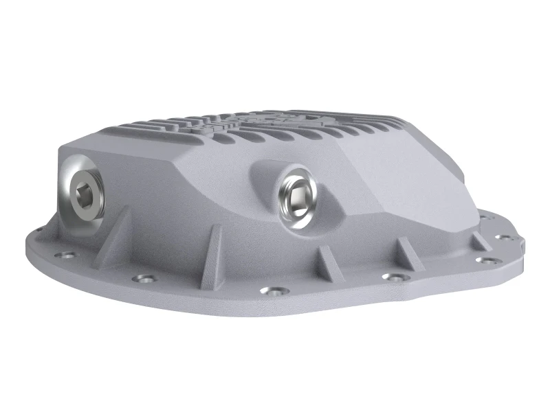 aFe Street Series Rear Differential Cover Raw w/ Machined Fins 19-20 Ram 2500/3500 - Image 6