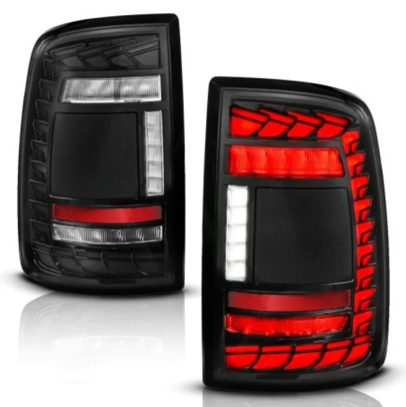ANZO 19-24 RAM 2500/3500 Full LED Tail Lights SeqSig Black - Pair - Image 6