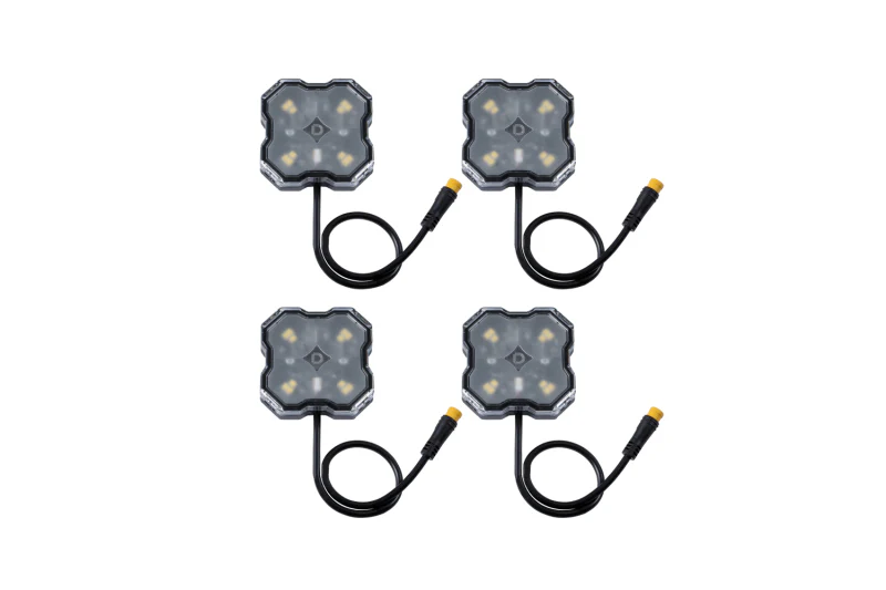 Diode Dynamics Stage Series SXS Rock Light Installer Kit - RGBW M8 w/Controller (4-pack) - Image 6