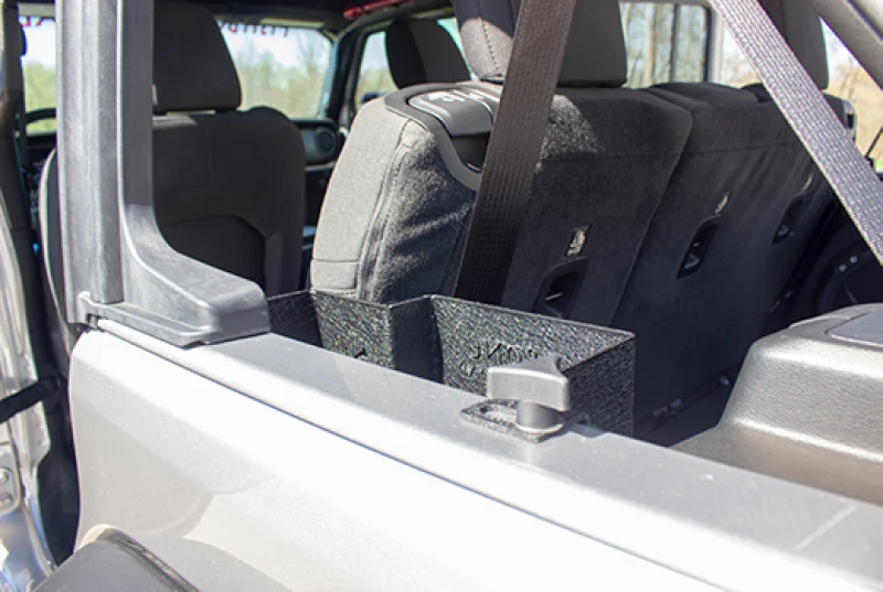 Fishbone Offroad 2018+ Jeep JLU Wrangler JL  4 Door Driver Side Wheel Well Storage Bin - Single - Image 3