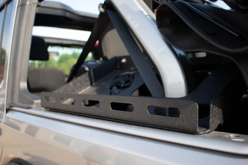 Fishbone Offroad 2018+ Jeep Wrangler JL Tub Rail Tie Downs Steel Powdercoat - Image 4
