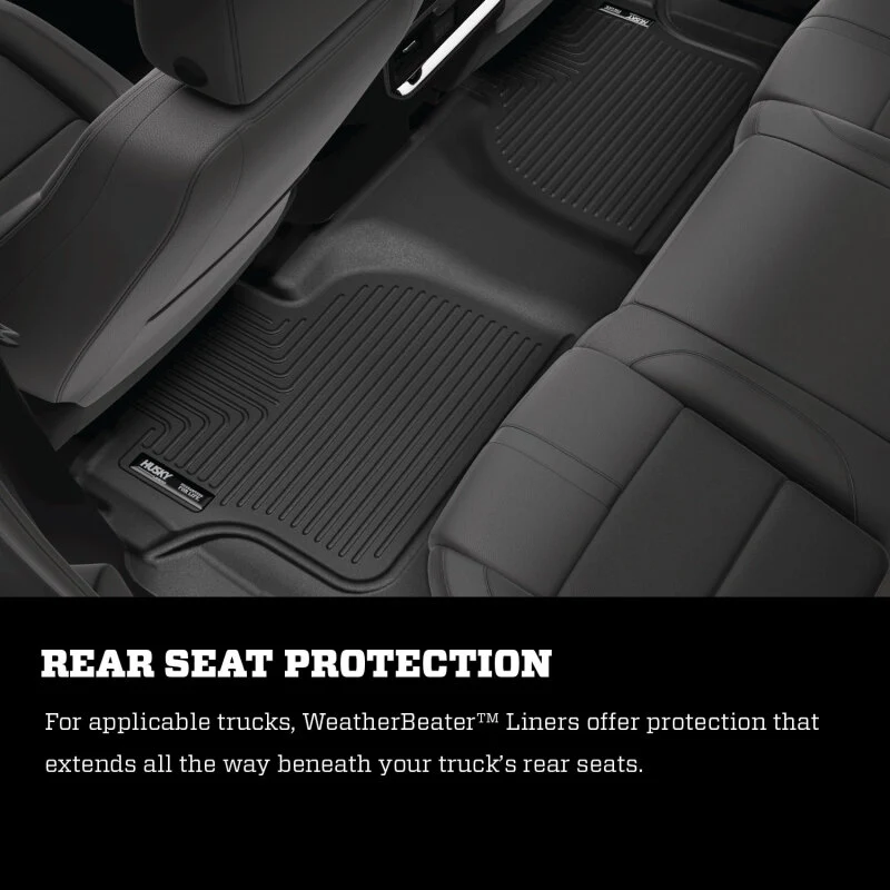 Husky Liners 05-23 Ford Econoline WeatherBeater Black Floor Liners - Image 17