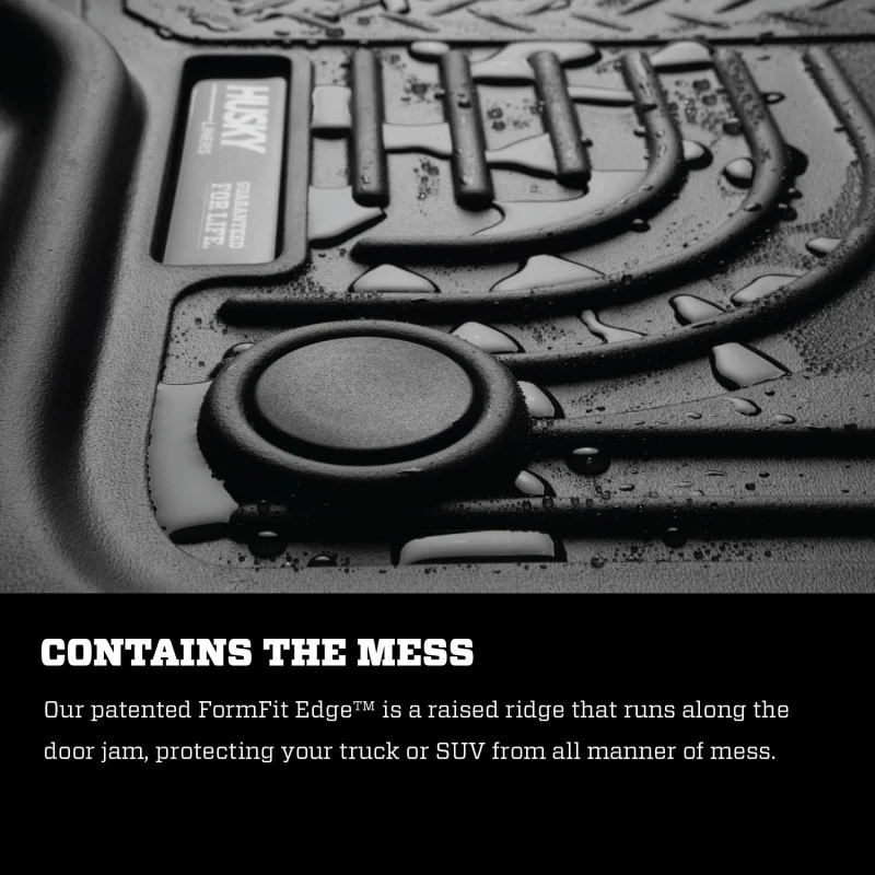 Husky Liners 05-23 Ford Econoline WeatherBeater Black Floor Liners - Image 9