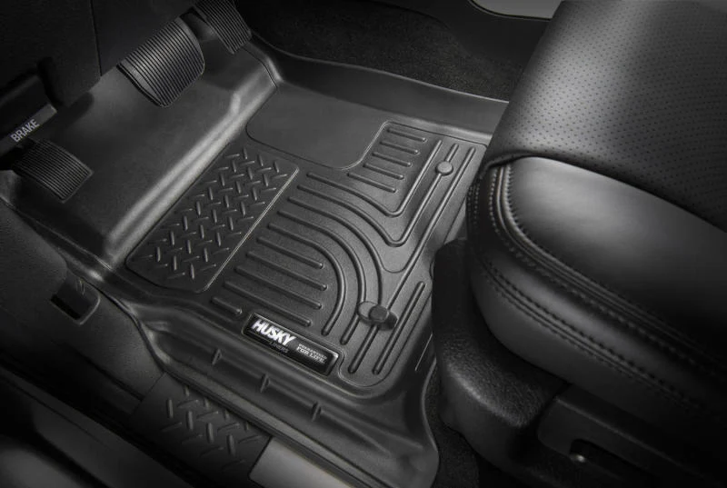 Husky Liners  2022 Ford Explorer WeatherBeater 2nd Seat Black Floor Liner - Image 11