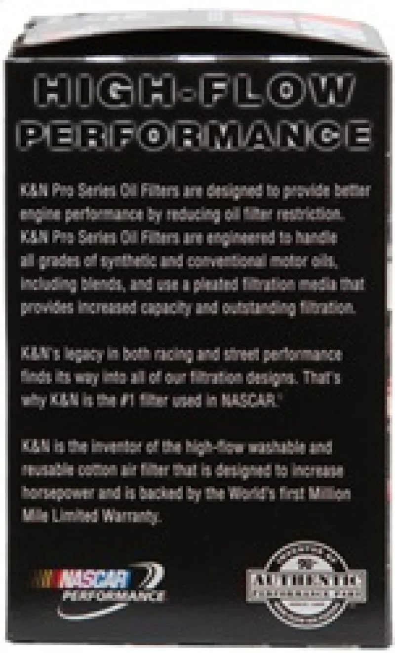 K&N Oil Filter 3in OD x 5.094in H for Buick/Chevrolet/Pontiac/GMC/Oldsmobile/GMC/Cadillac - Image 3