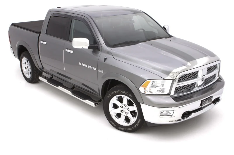 Lund 10-17 Dodge Ram 2500 Crew Cab 6in. Oval Straight SS Nerf Bars - Polished - Image 3