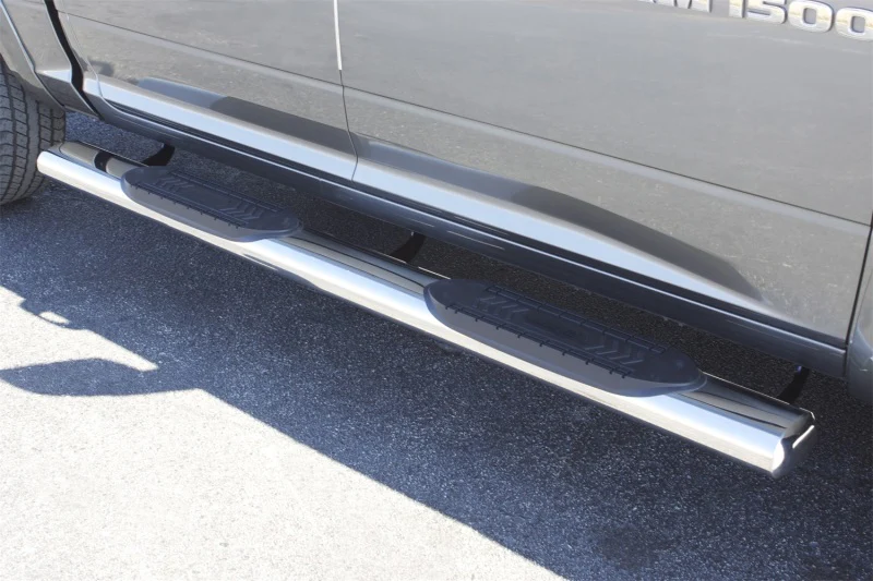 Lund 10-17 Dodge Ram 2500 Crew Cab 6in. Oval Straight SS Nerf Bars - Polished - Image 4