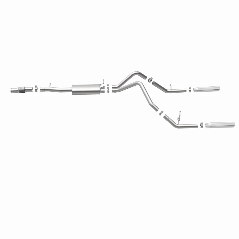 Magnaflow 14 Chev Silverado V8 5.3L SC Cab Dual Split Rear Exit SS Cat Back Perf Exhaust - Image 16