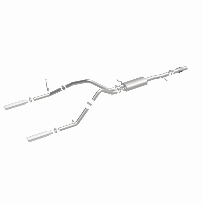 Magnaflow 14 Chev Silverado V8 5.3L SC Cab Dual Split Rear Exit SS Cat Back Perf Exhaust - Image 17
