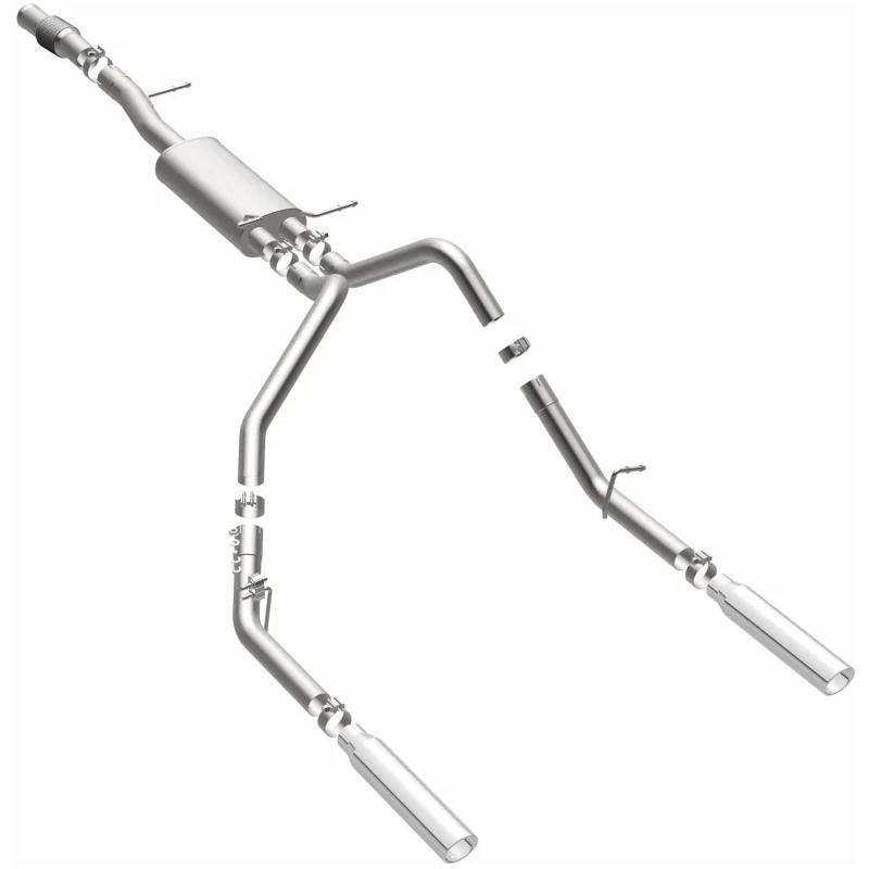Magnaflow 14 Chev Silverado V8 5.3L SC Cab Dual Split Rear Exit SS Cat Back Perf Exhaust - Image 26