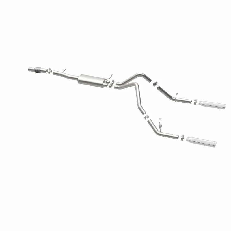 Magnaflow 14 Chev Silverado V8 5.3L SC Cab Dual Split Rear Exit SS Cat Back Perf Exhaust - Image 37