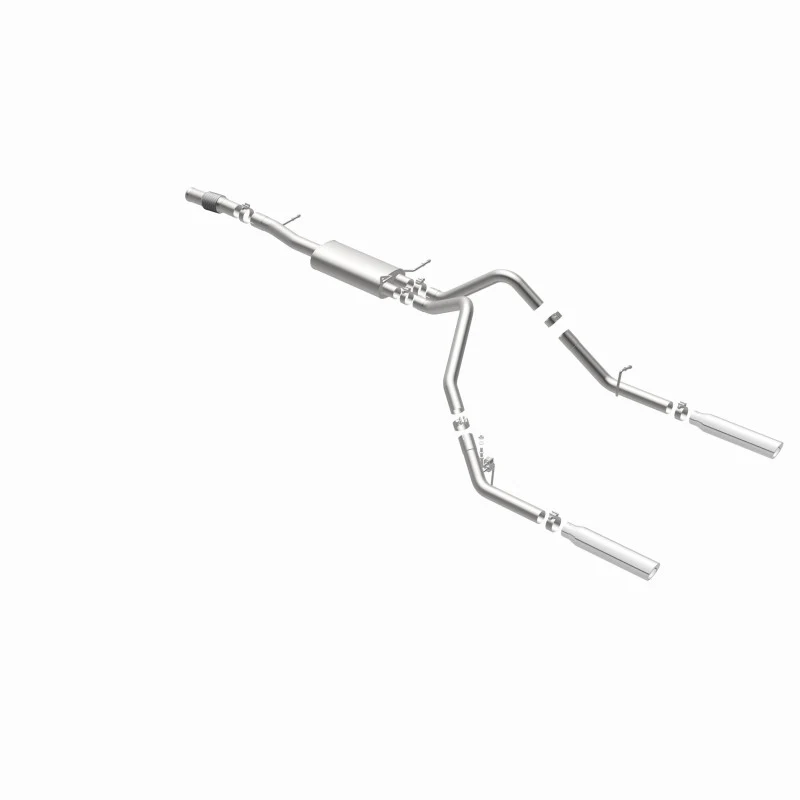 Magnaflow 14 Chev Silverado V8 5.3L SC Cab Dual Split Rear Exit SS Cat Back Perf Exhaust - Image 44
