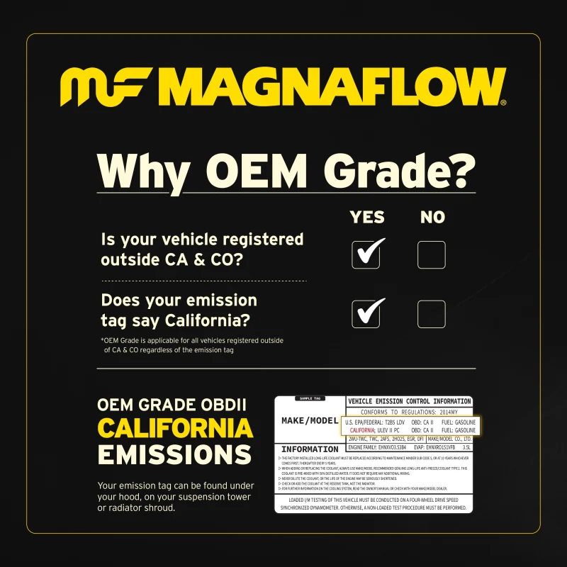 MagnaFlow Conv Univ 2.25 Mid O2 - Image 7