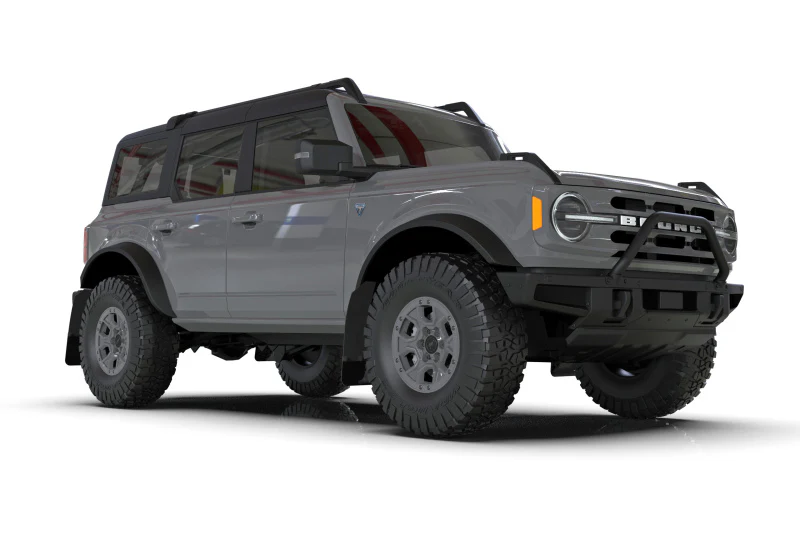 Rally Armor 21-25 Ford Bronco (Steel Bmpr + RB - NO Rptr/Sprt) Blk Mud Flap w/Met. Blk Logo - Image 5