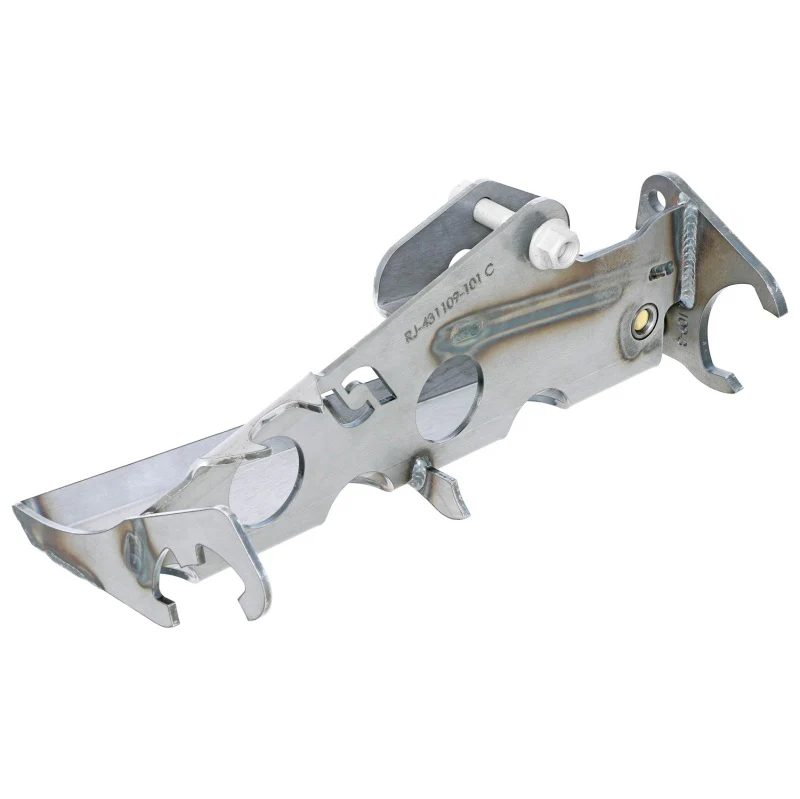 RockJock JK Wrangler Unlimited 4Dr Currectlync High Steer Front Trac Bar Relocation/Ram Assist Mount - Image 4