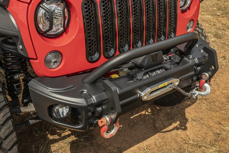 Rugged Ridge Arcus Front Bumper Set W/ Overrider 2018 Jeep Wrangler JK - Image 3