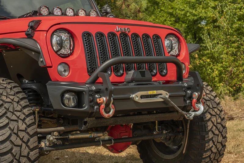 Rugged Ridge Arcus Front Bumper Set W/ Overrider 2018 Jeep Wrangler JK - Image 6