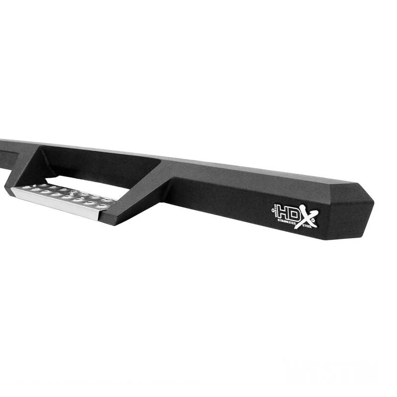 Westin 07-18 Jeep Wrangler JK 2dr. HDX Stainless Drop Nerf Step Bars - Tex. Blk - Image 4