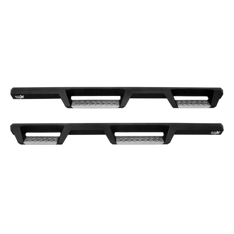 Westin 07-18 Jeep Wrangler JKU 4dr. HDX Stainless Drop Nerf Step Bars - Tex. Blk - Image 5