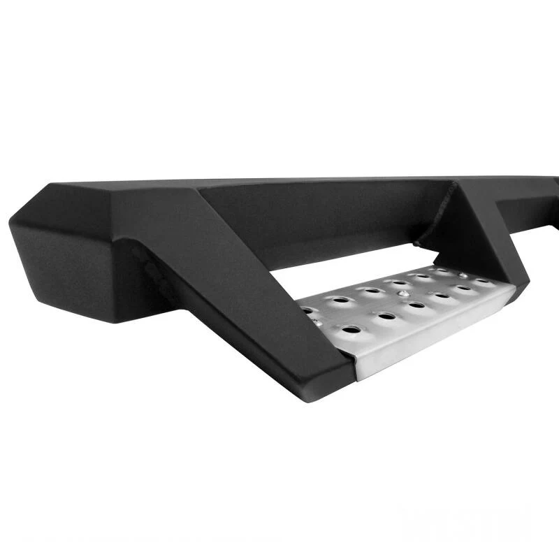 Westin 07-18 Jeep Wrangler JKU 4dr. HDX Stainless Drop Nerf Step Bars - Tex. Blk - Image 8